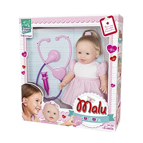 Brinq.super Toys Malu Dout.c/cabelo