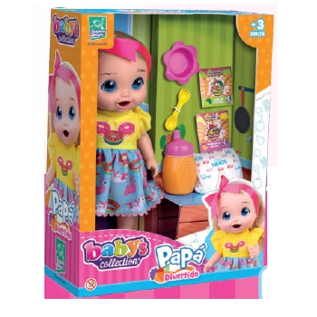 Boneca Babys Collection Papa Divertido 33cm