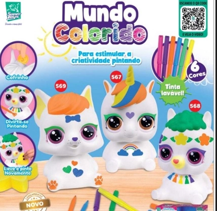 Brinquedo Mundo Colorido Unicornio