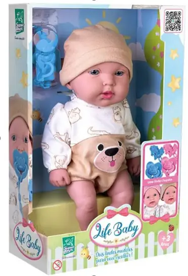 Boneco Life Baby Sup.toys
