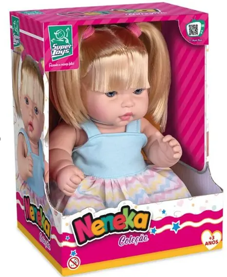 Boneca Neneka C/cabelo Sup.toys