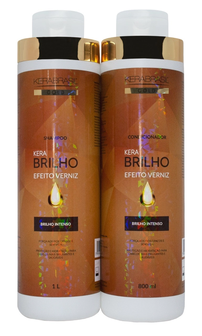 Sh Cond Kerabrasil 1000ml Gold Banho De Verniz