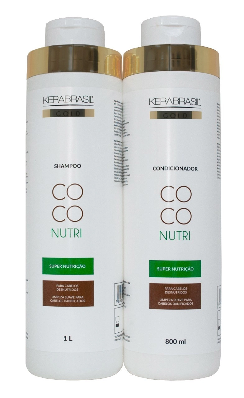 Sh Cond Kerabrasil 1000ml Gold Coco Nutri