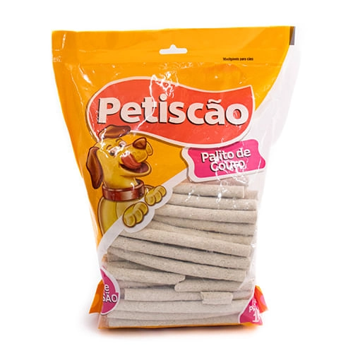 Palito Petiscao Couro 8mm Pacote 1kg
