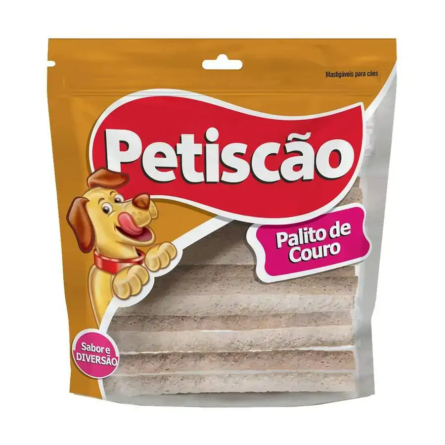 Palito Petiscao Couro Fino C/10unidade