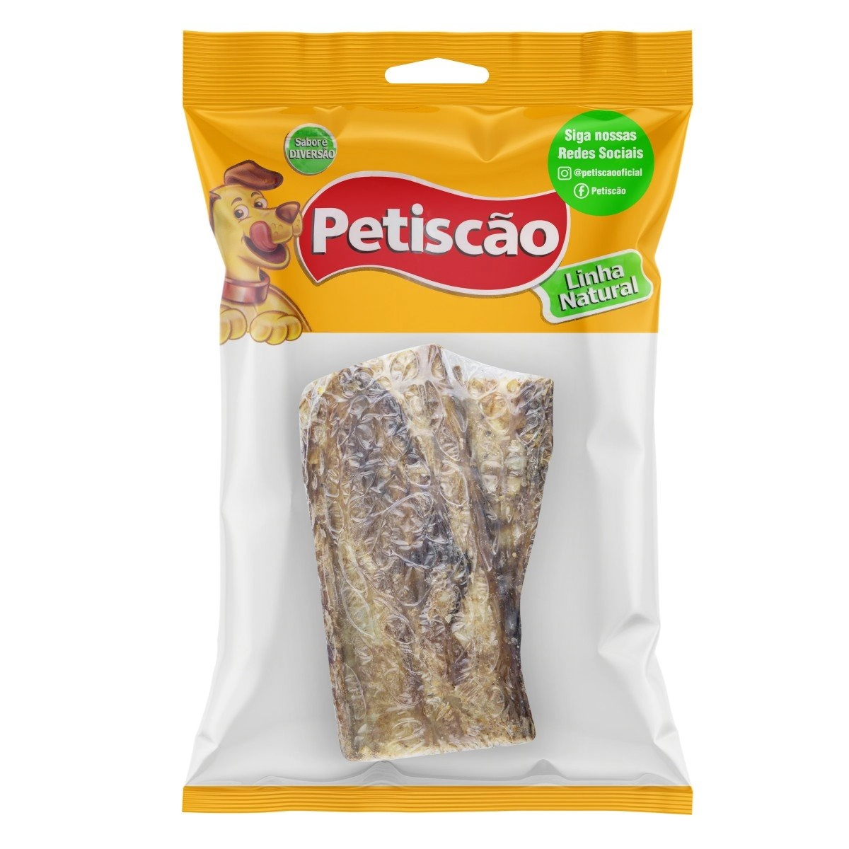 Costelinha Mastigável Para Cães Petiscão Natural 2 Unidades