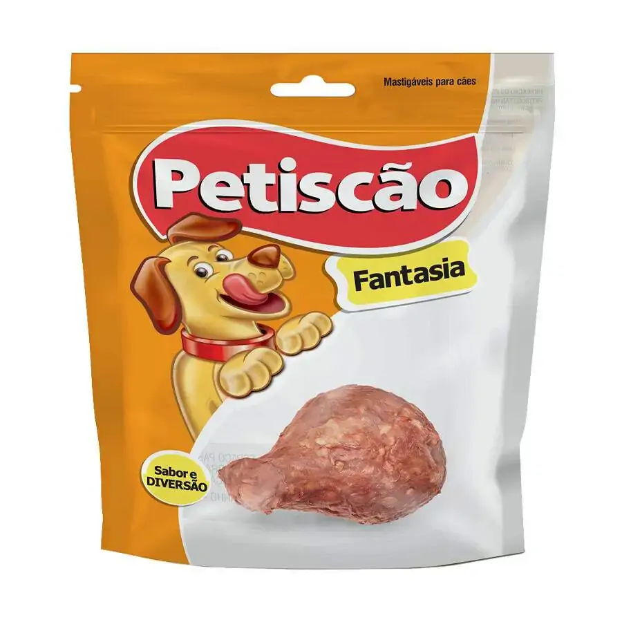 Osso Petiscão Para Cães Fantasia Coxinha 1 Unidade