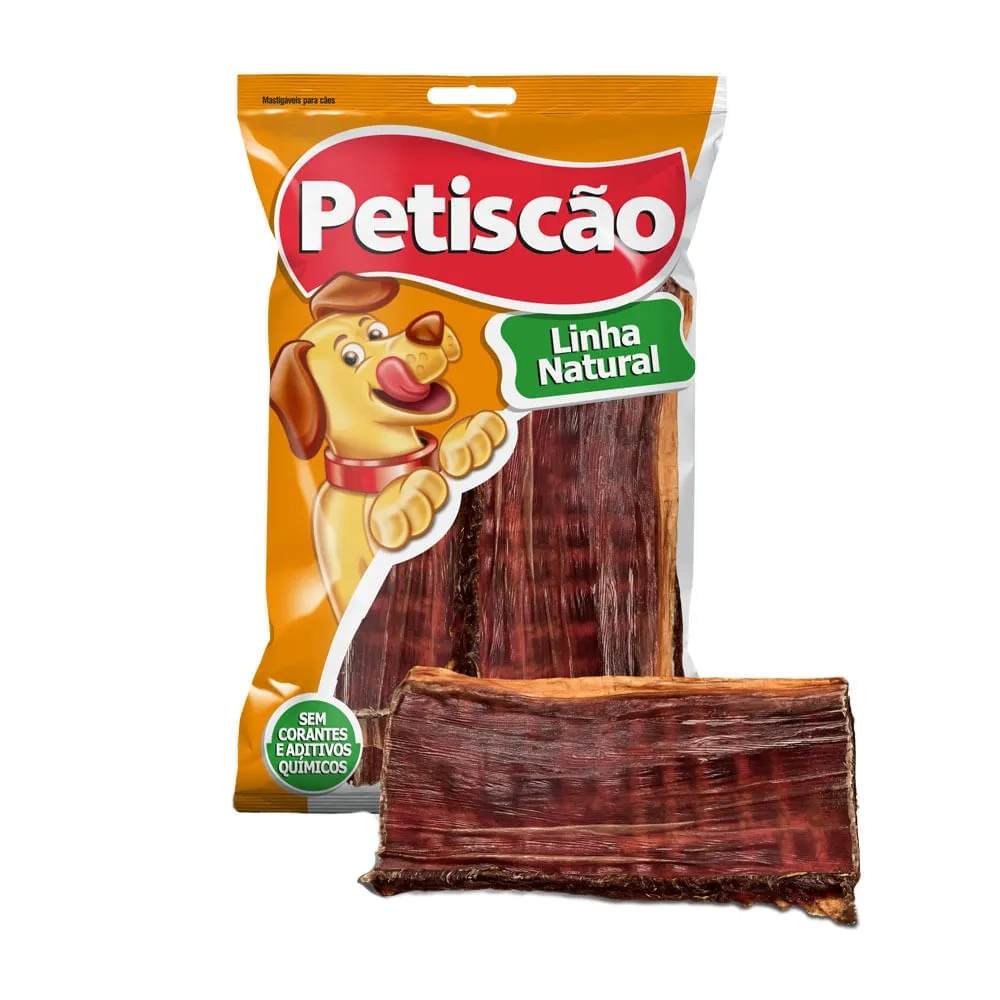 Petisco Petiscão Para Cães Dried Esôfago Aberto
