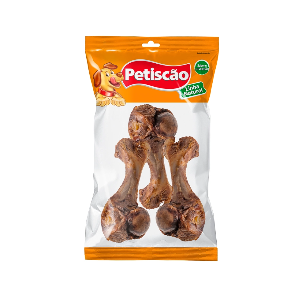 10 Osso.petiscao Mini Femur Natural L3p2 Gc
