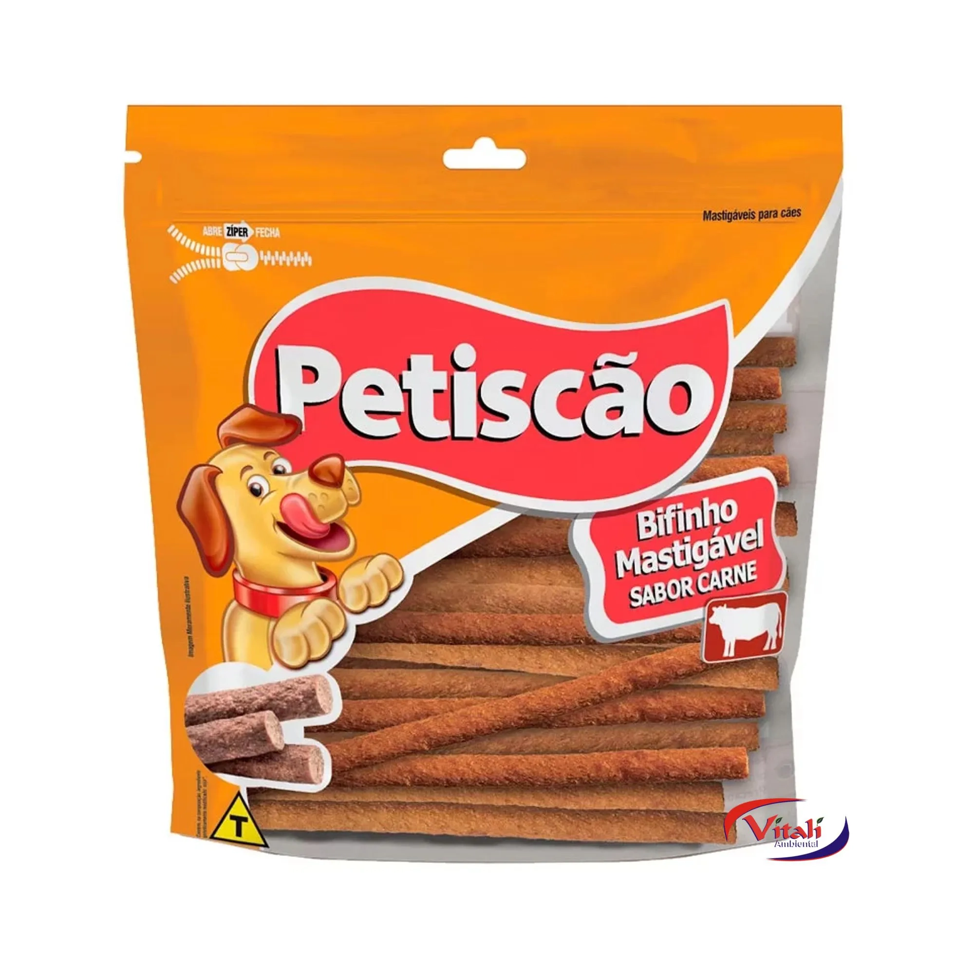 Snack Caes Petisquinho 500gr Carne Fino