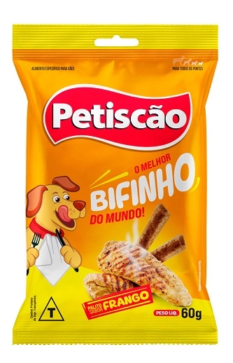 Petiscao Petisquinho Palito 60gr Frango