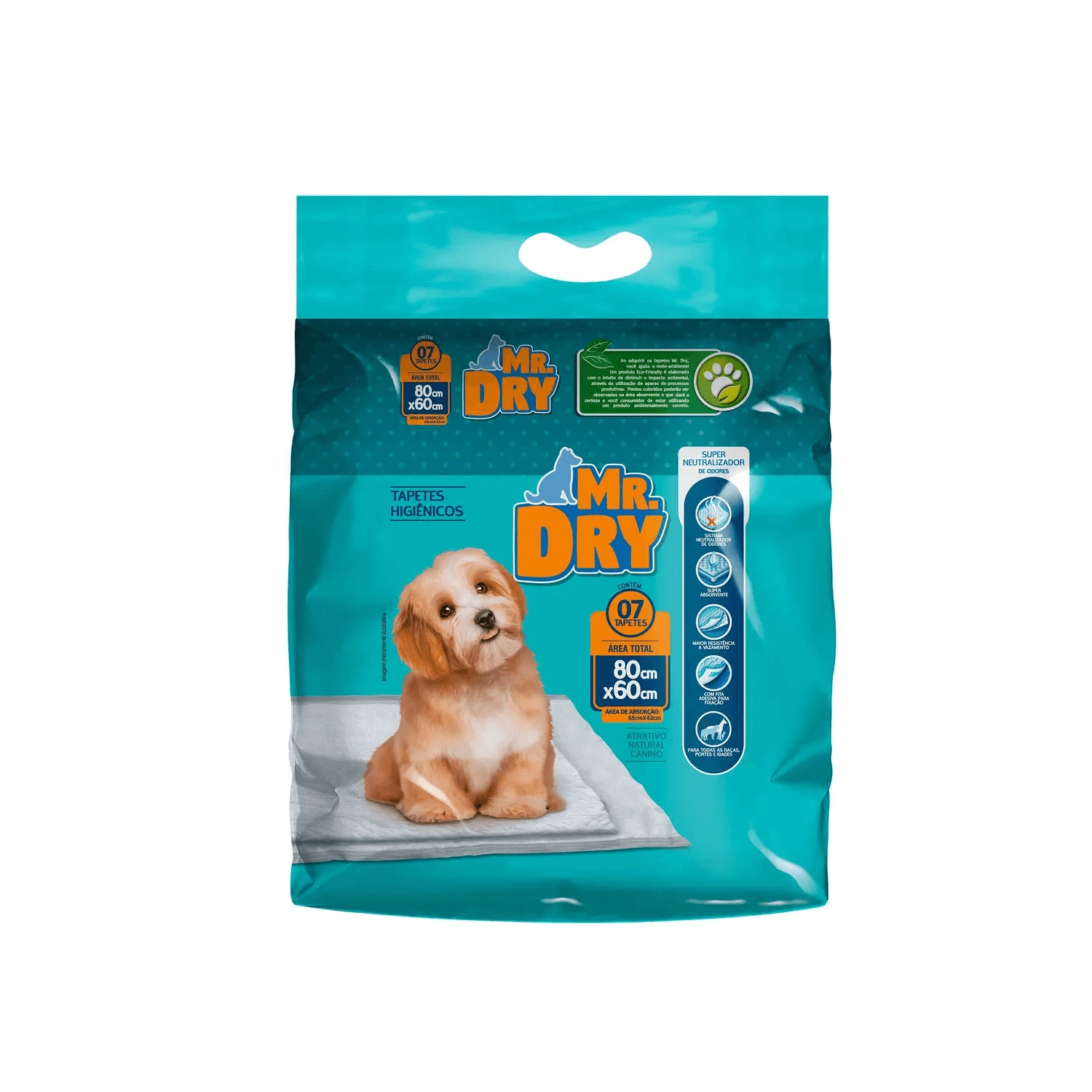 Mr Dry Tapete Higienico Caes 80/60 7 Un