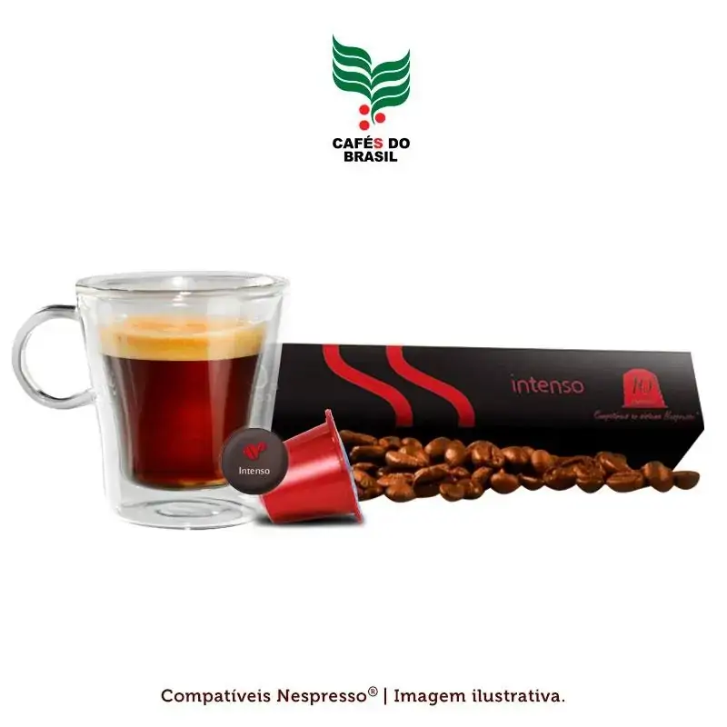 Cápsulas De Café Intenso Capresso Com 10un