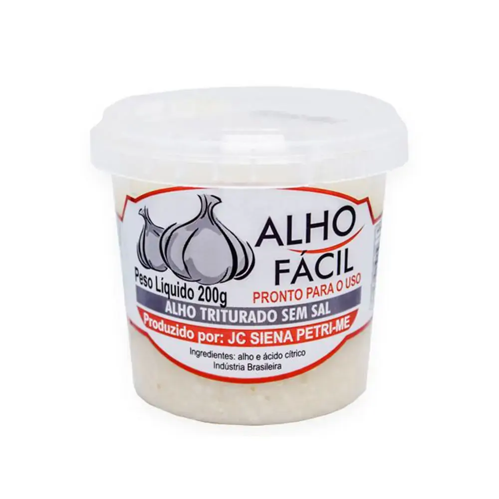 Alho Triturado Alho Facil 200g Sem Sal