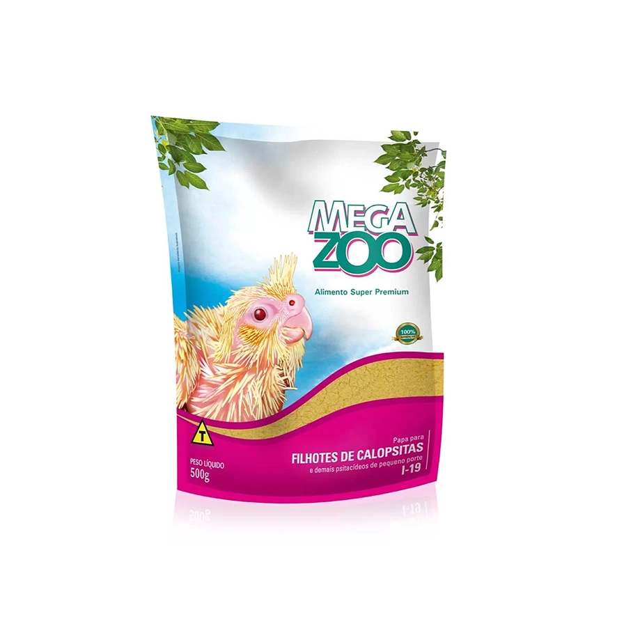 Megazoo Papa Fil. De Calopsitas 500g I19