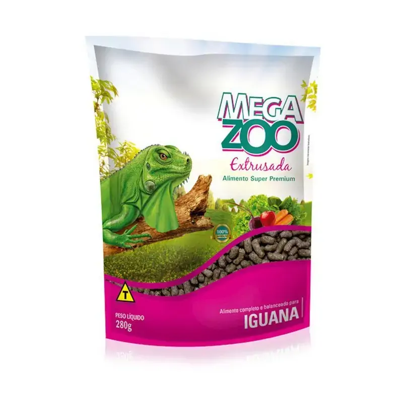 Ração Extrusada Megazoo Para Iguanas 280g
