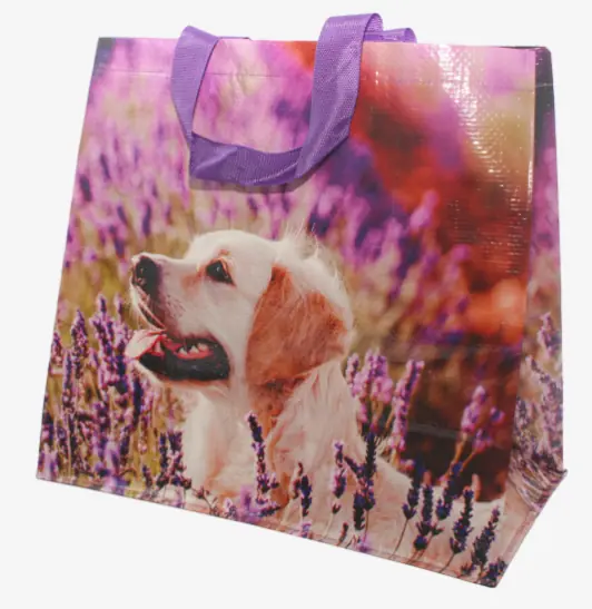 Sacola Reutilizavel Bompack Eco Cachorro Flores 29105 Embrast