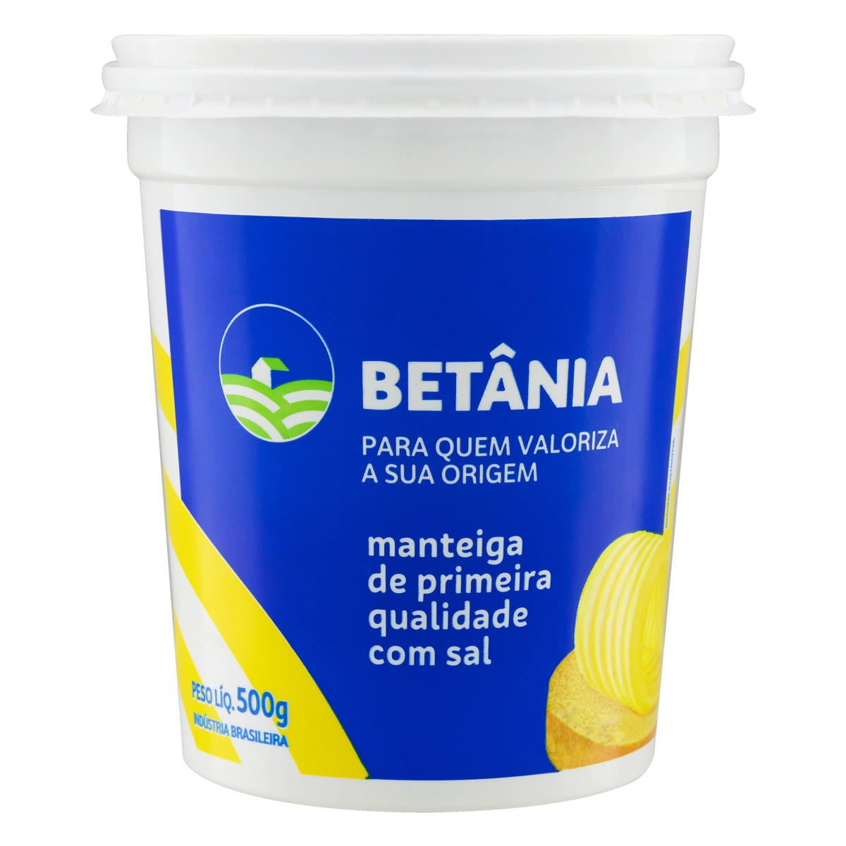 Manteiga De Primeira Qualidade Com Sal Betânia Pote 500g