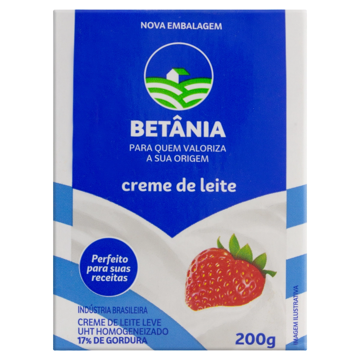 Creme De Leite Uht Leve Homogeneizado Betânia Caixa 200g