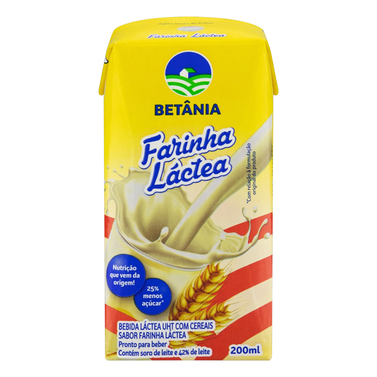 Bebida Láctea Uht Farinha Láctea Betânia Caixa 200ml