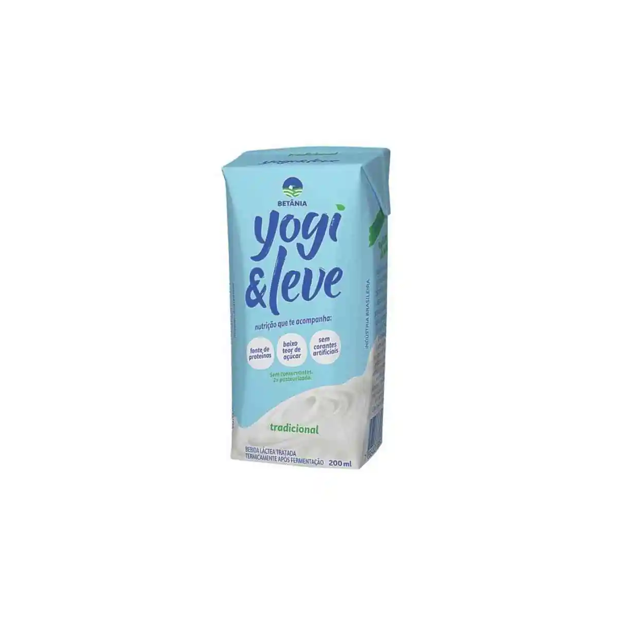 Bebida Láctea Tradicional Betânia Yogi Leve Caixa 200ml