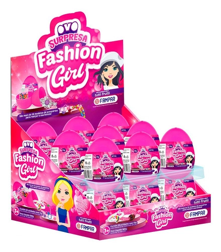 Ovo Surpresa 10 G Fashion Girl