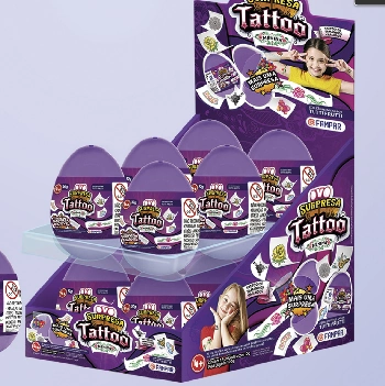Ovo Surpresa Tattoo Menina 10g Ref.601085005 Mbl