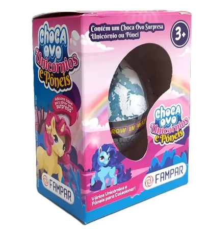 Brinquedo Choca Ovo Unicornio E Poneis