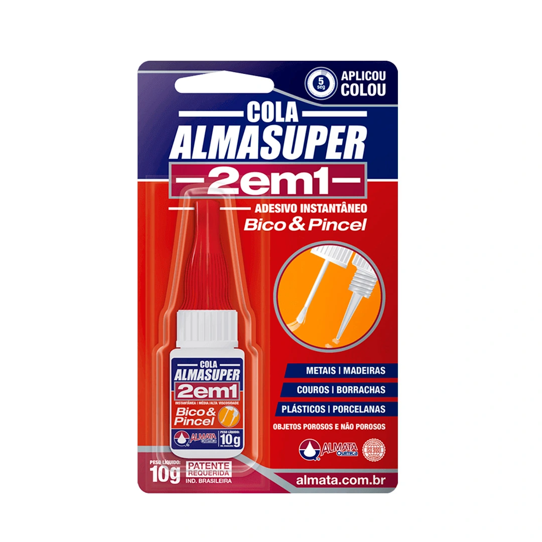 Cola Inst Almasuper 10g 2 Em 1