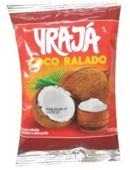 Coco Ralado Yraja 100g Umido Adocad