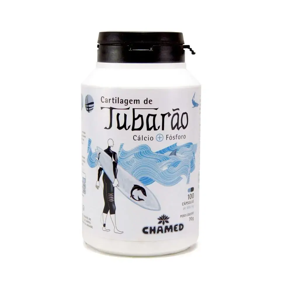 Cartilagem De Tubarão 100 Caps