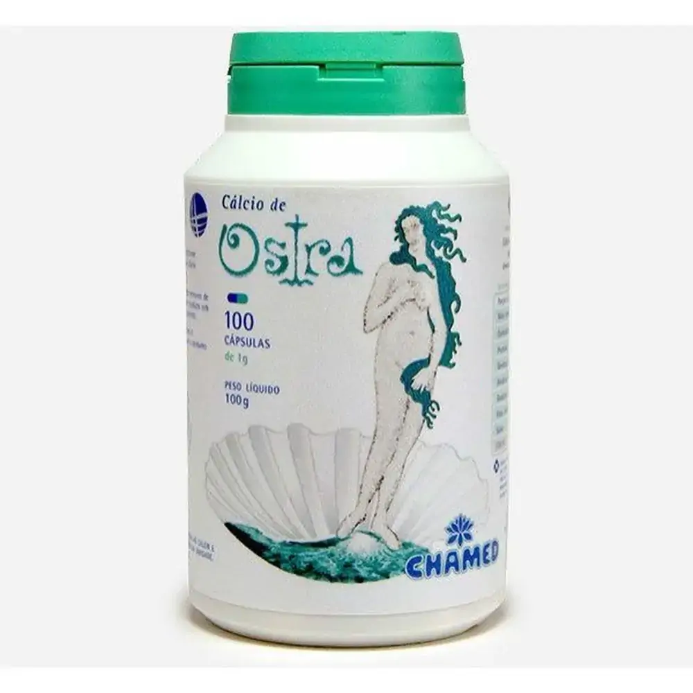 Calcio De Ostras 100 Caps