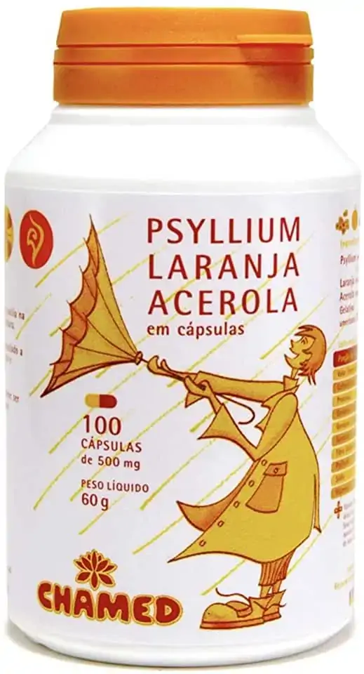 Psyllium Laranja Acerola 100 Caps