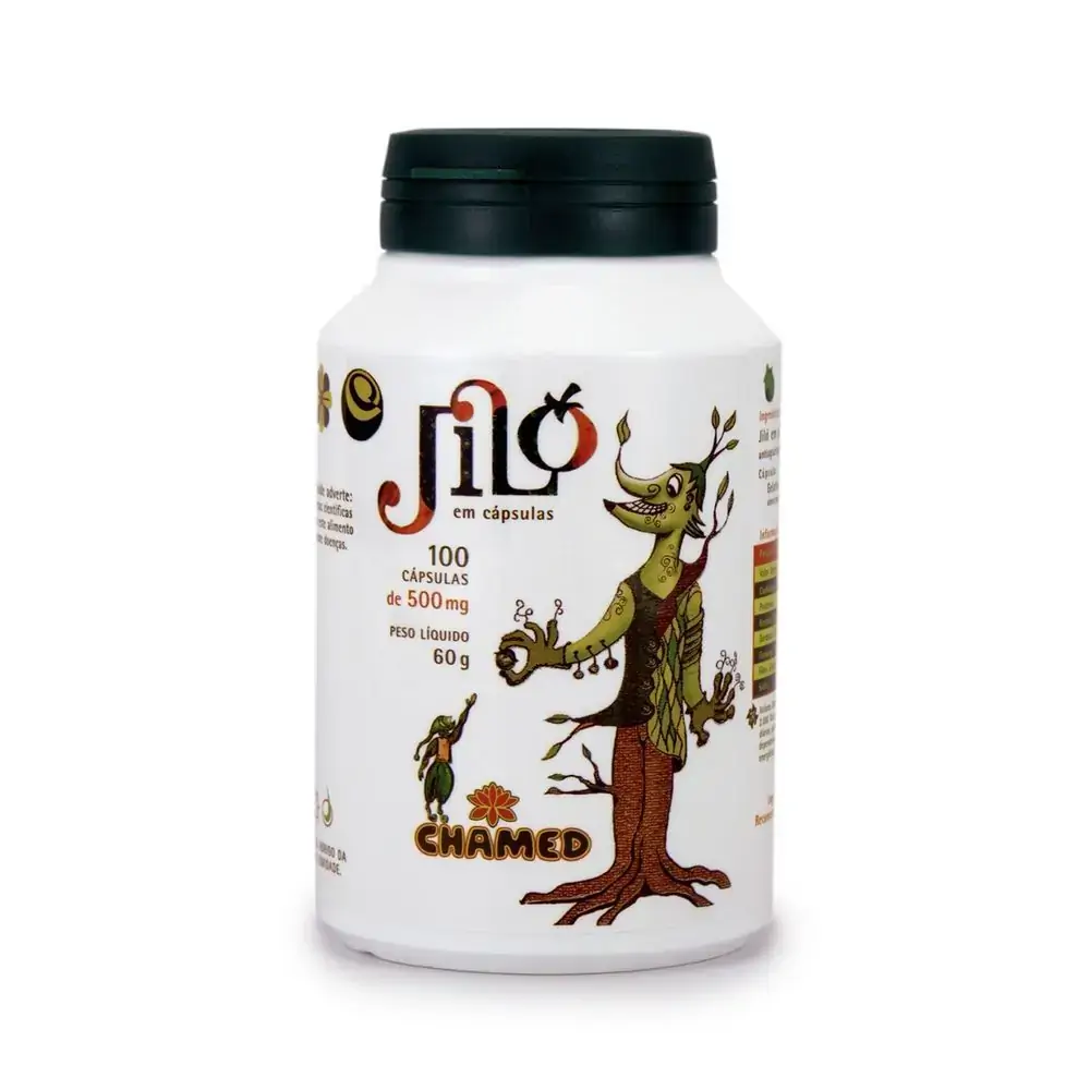 Jiló 500mg 100caps. Chamel