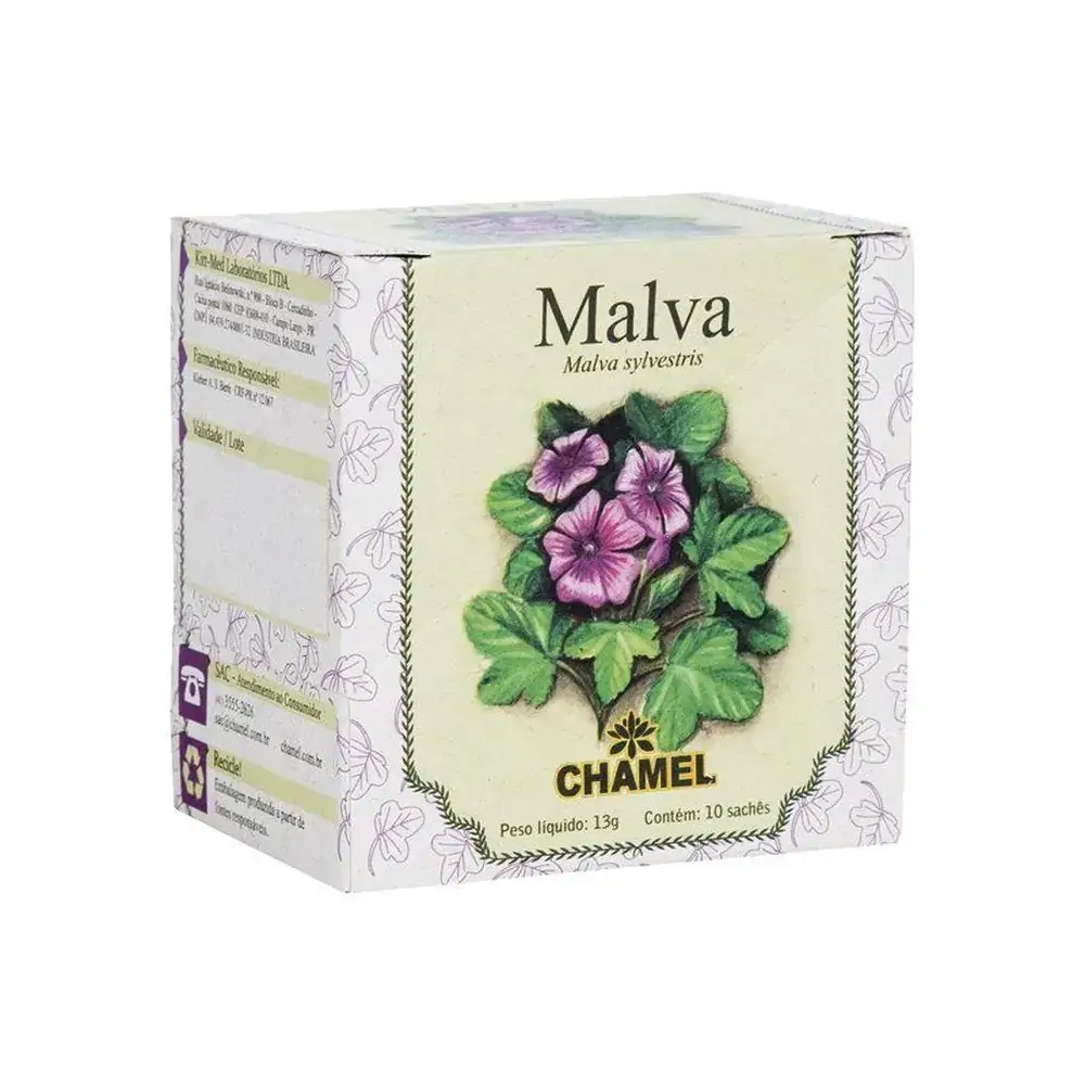 Chamel Cha Malva 10 Saches Alimentos