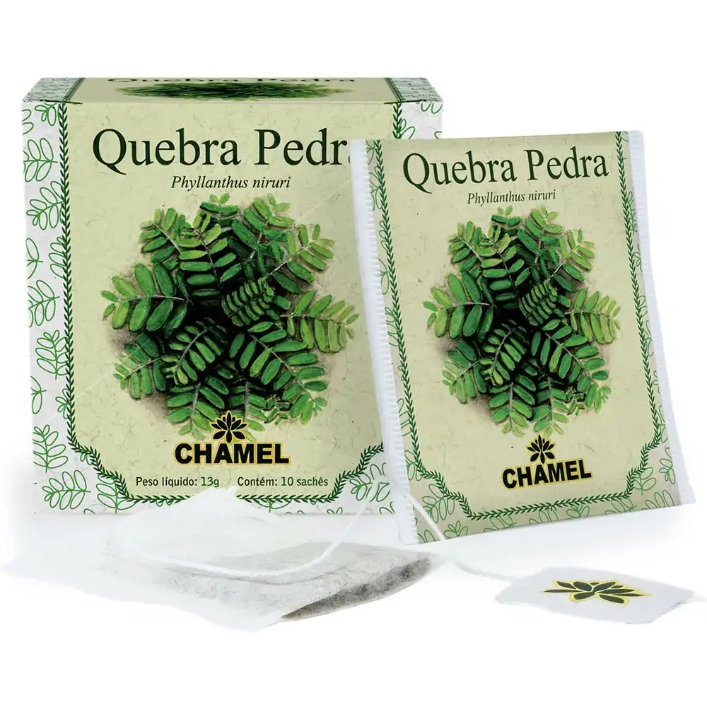 Chamel Cha Quebra Pedra 10 Saches Alimentos