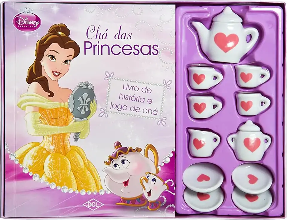 Livro Cha De Princesas Com Jogo 400g Dcl Difusao Cultural