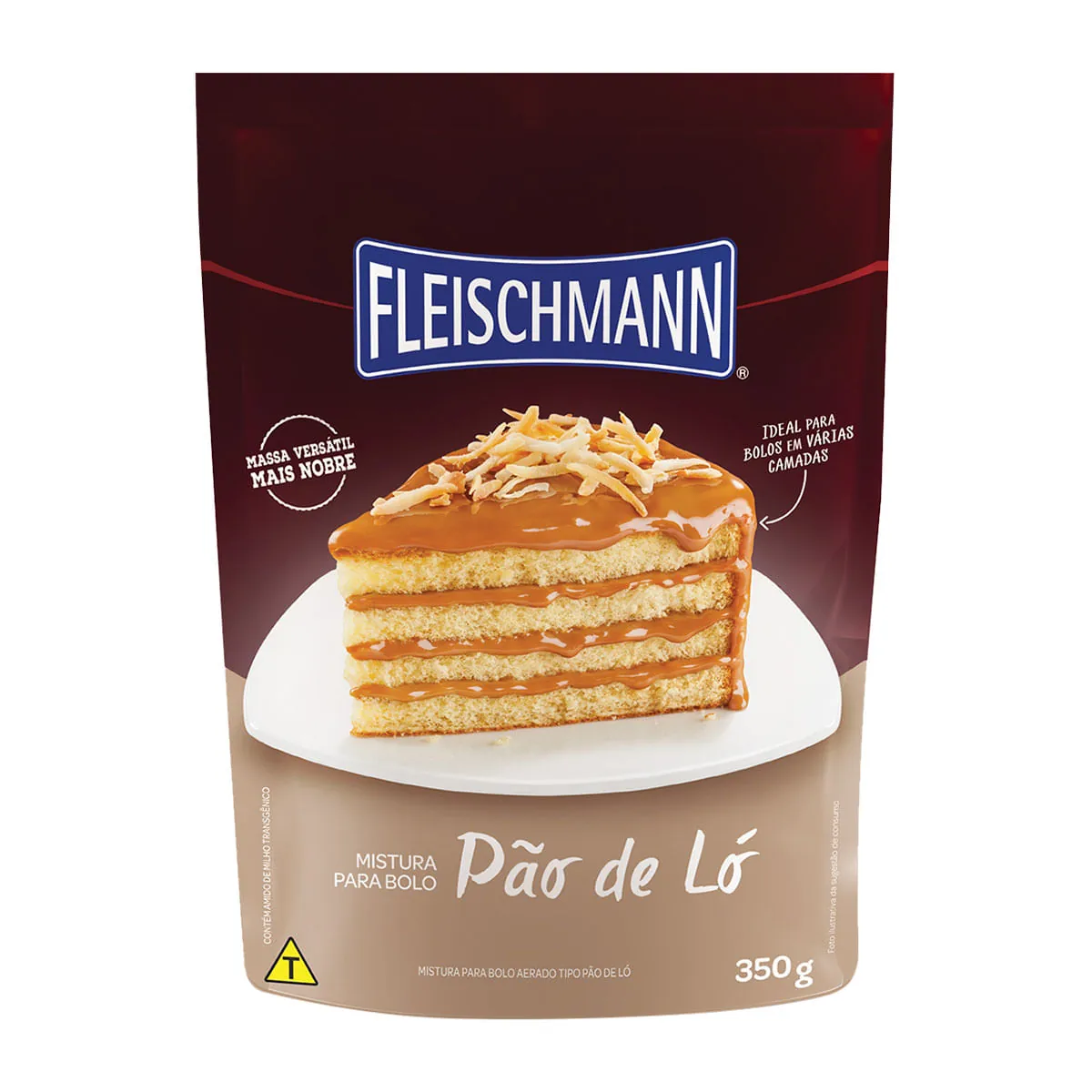 Mistura Para Pão De Ló Fleischmann Sachê 350g