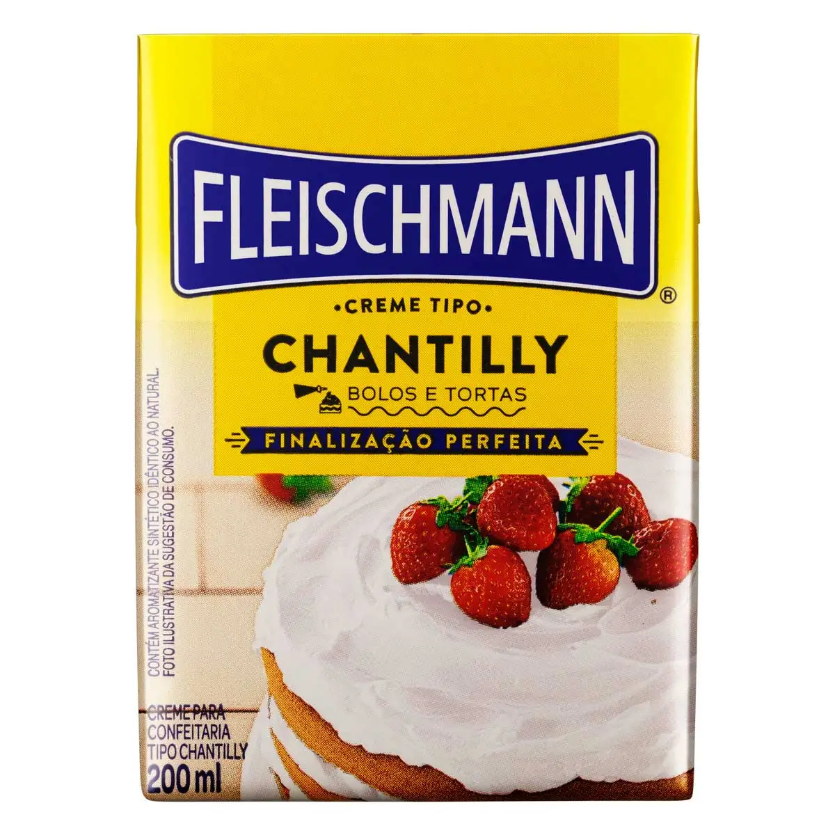 Creme Chantilly Fleischmann Caixa 200 ml