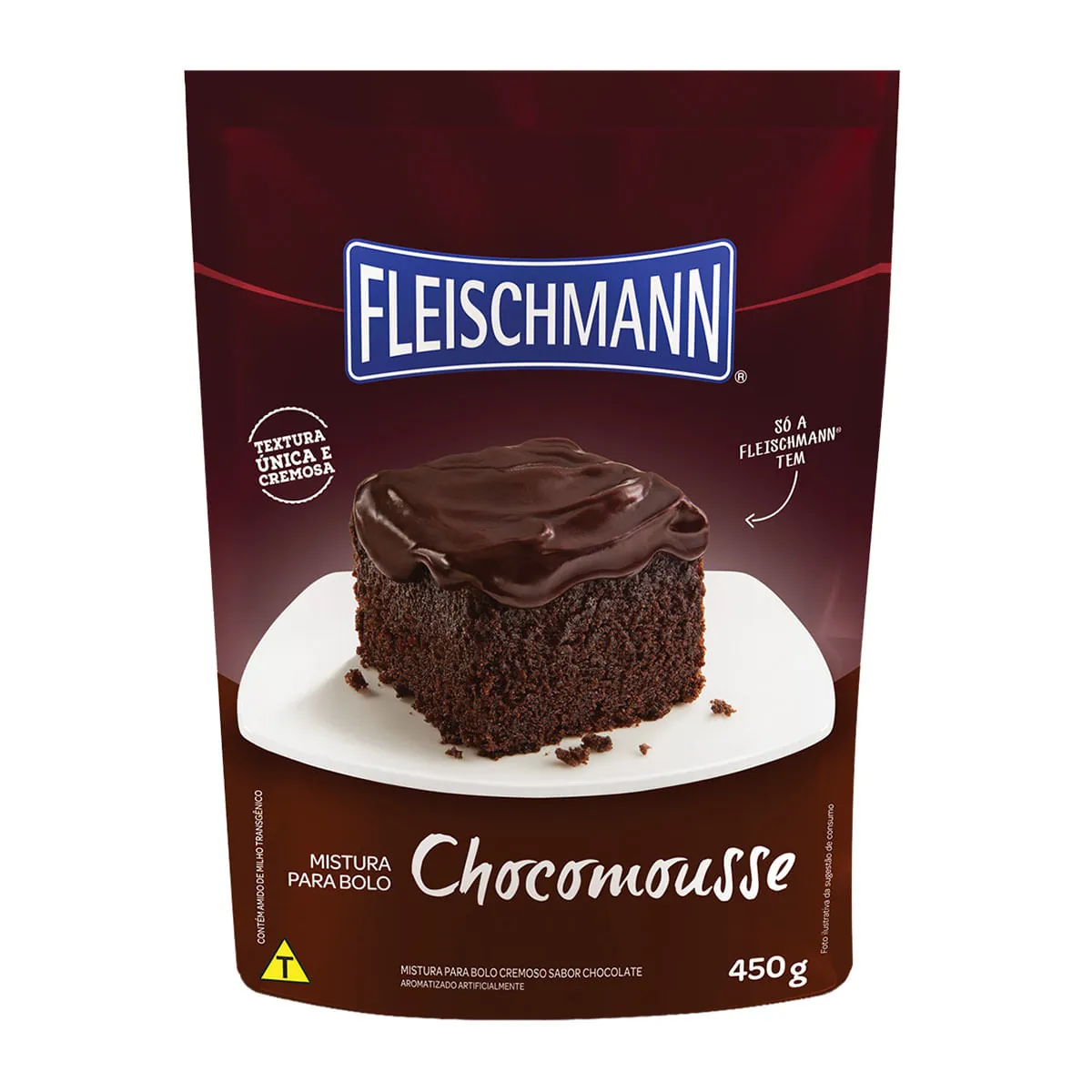 Mistura para Bolo Chocomousse Fleischmann 450g