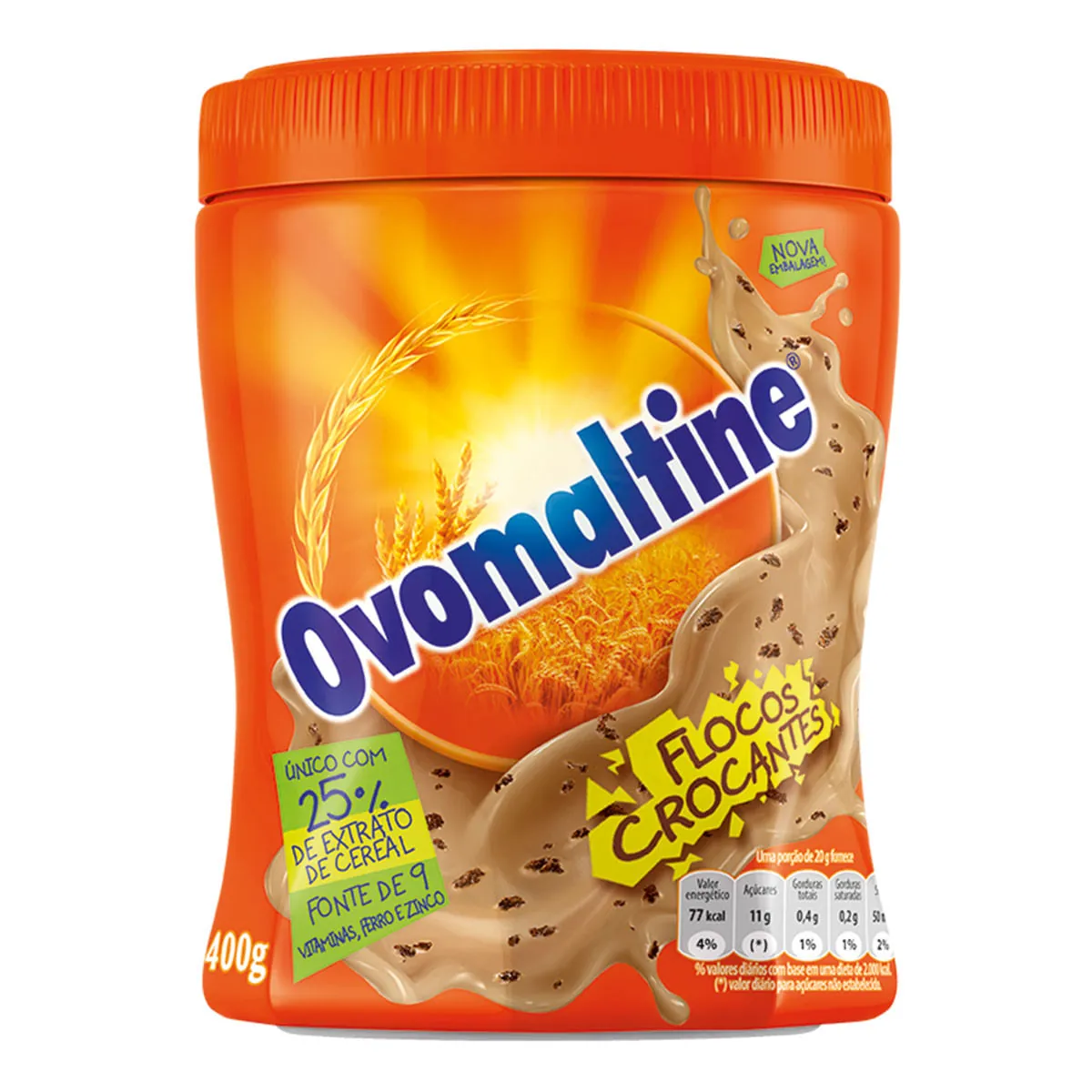 Achocolatado em Flocos OVOMALTINE Pote 400g