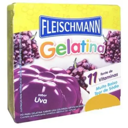 Gelatina Fleischmann Abacaxi