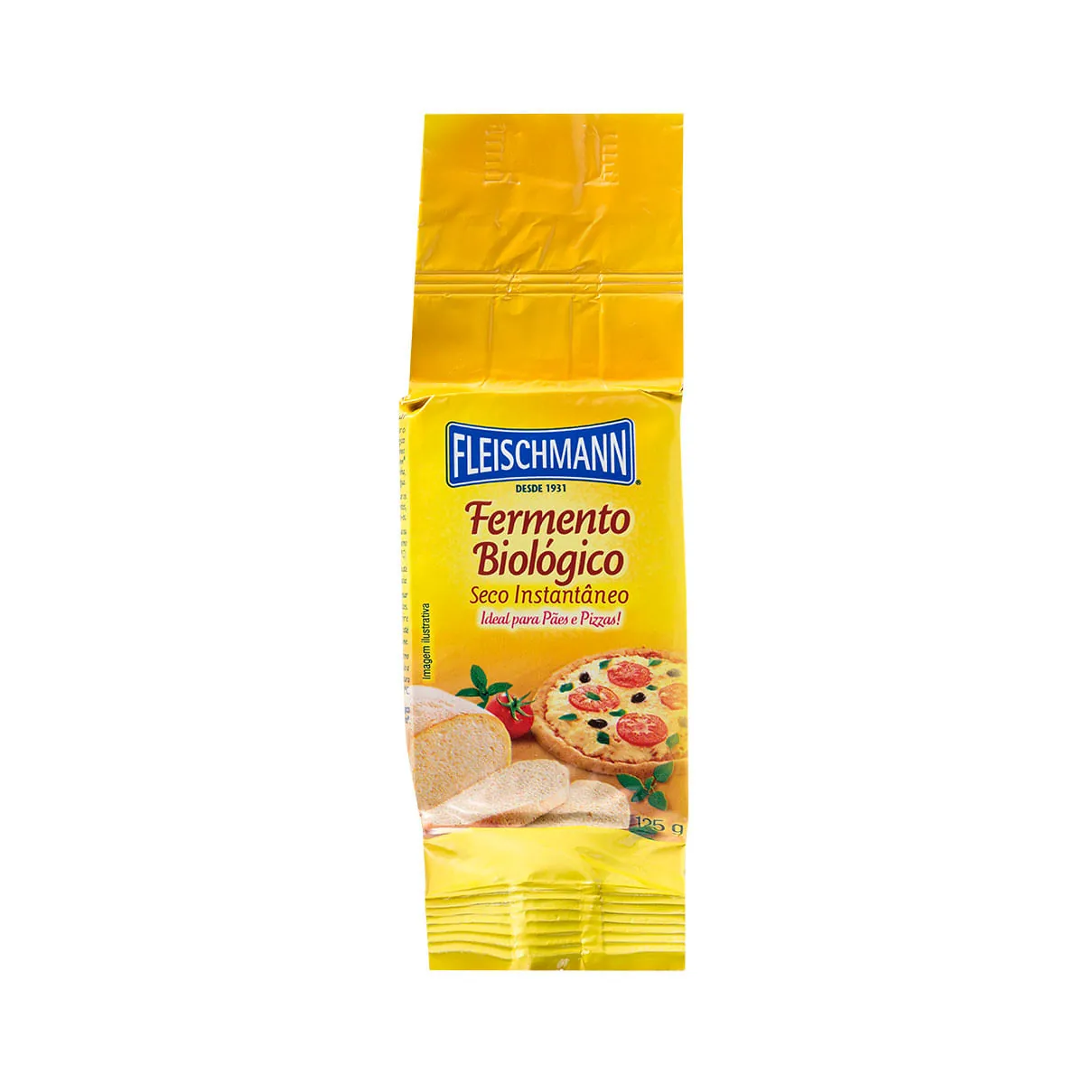 Fermento Biológico Seco Instantâneo FLEISCHMANN Pão E Pizza Pacote 125g