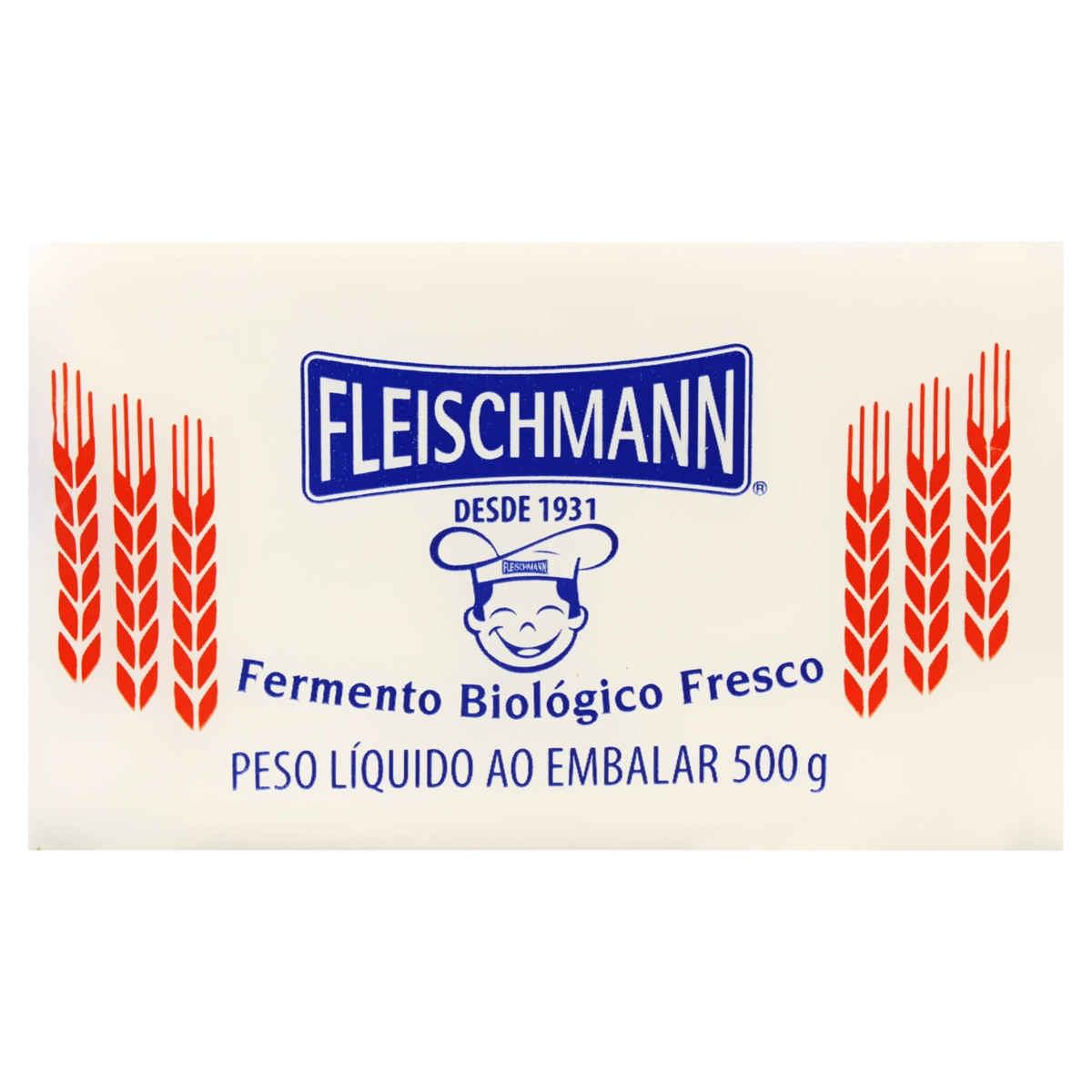 Fermento Biológico Fresco Fleischmann Pacote 500g