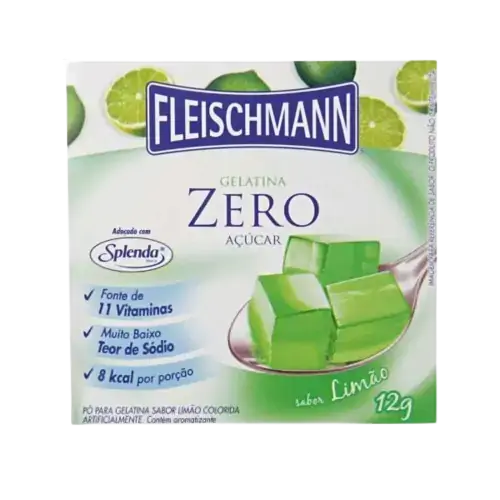 Gelatina Fleischmann Zero Limao
