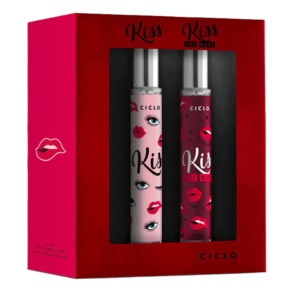 Kit Kiss 30ml Kiss You More 30ml:transparent:unico