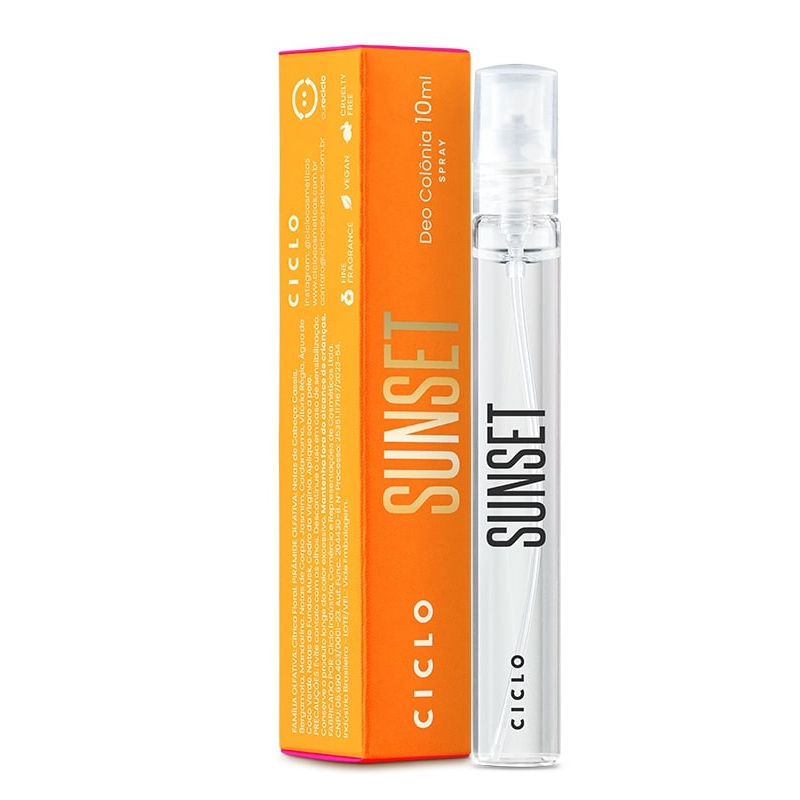 Sunset Deo Colonia Fem:transparent:10 Ml