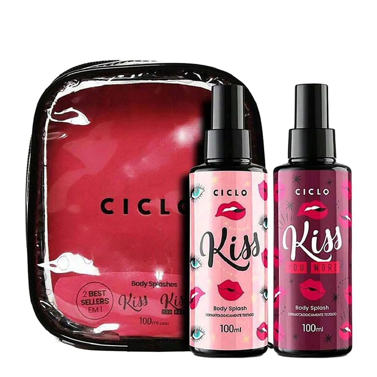 Ciclo Coffret Body Splash Kiss 100ml Kym Col