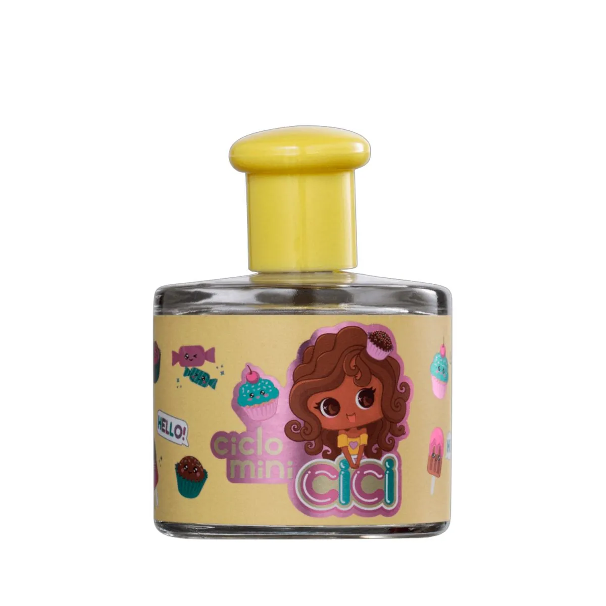 Perfume Infantil Cici Mel Sem Álcool Mini 100ml Lata Ciclo