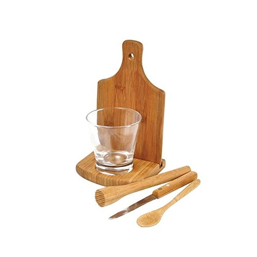 Kit Para Caipirinha Em Bambu Ibiza 6 Peças